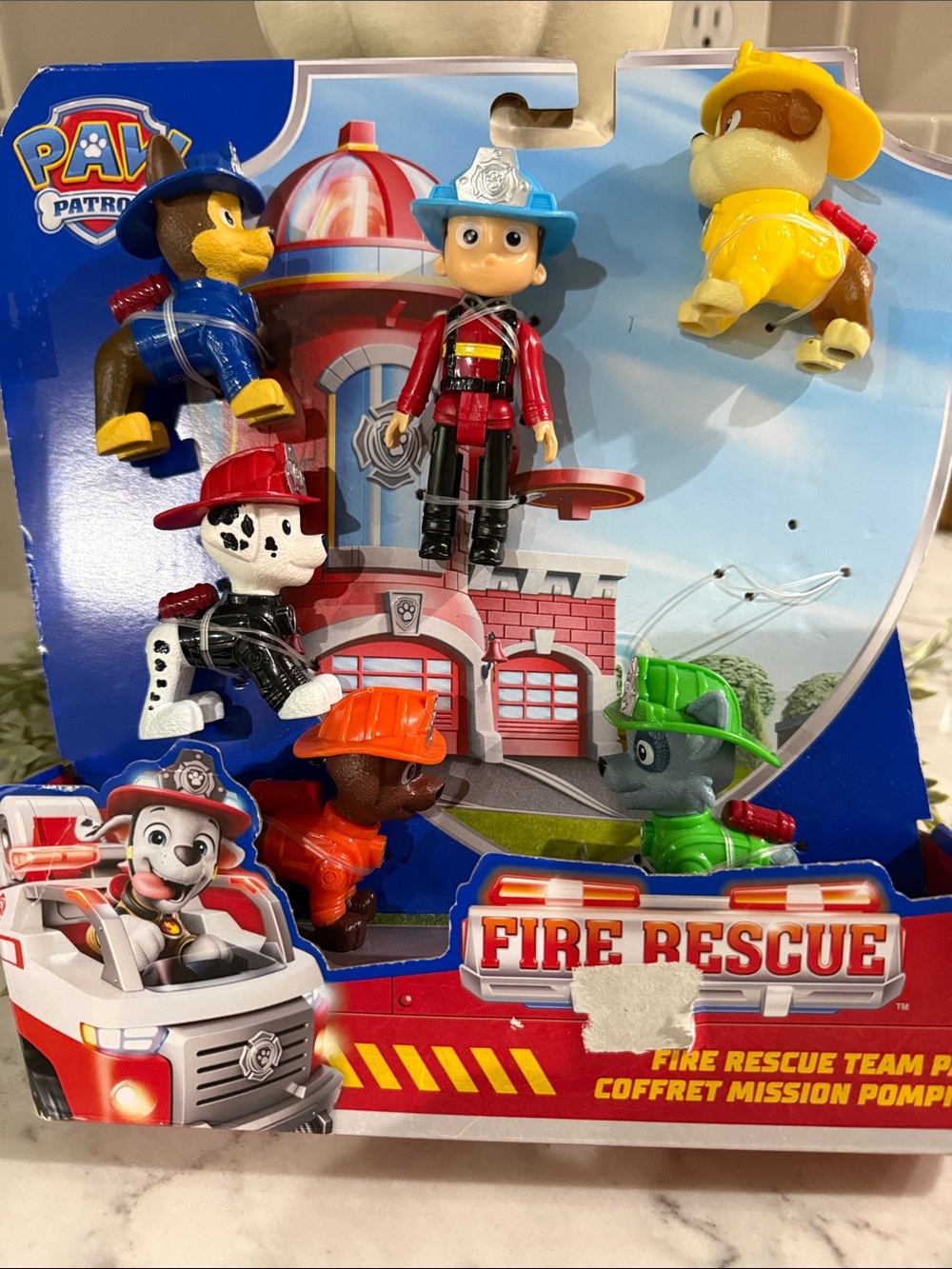 PAW Patrol Fire Rescue Team Figure Set - Multicolor NEW Missing One Figure NWT